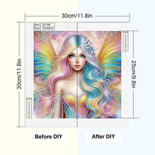 Load image into Gallery viewer, Elf Beauty 30*30CM(Canvas) Partial Special Shaped Drill Diamond Painting