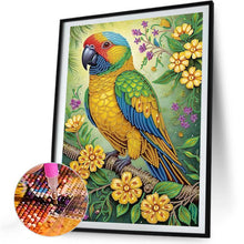 Load image into Gallery viewer, Parrot 30*40CM(Canvas) Partial Special Shaped Drill Diamond Painting
