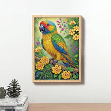 Load image into Gallery viewer, Parrot 30*40CM(Canvas) Partial Special Shaped Drill Diamond Painting