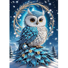 Load image into Gallery viewer, Owl 30*40CM(Canvas) Partial Special Shaped Drill Diamond Painting
