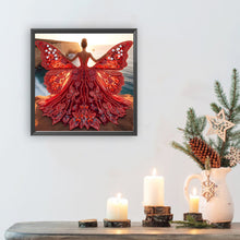 Load image into Gallery viewer, Angel Wings Girl 30*30CM(Canvas) Partial Special Shaped Drill Diamond Painting