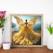 Load image into Gallery viewer, Angel Wings Girl 30*30CM(Canvas) Partial Special Shaped Drill Diamond Painting