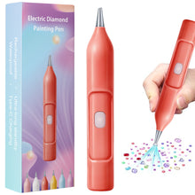Load image into Gallery viewer, Automatic Diamond Art Pen Portable Electric Dot Pen for Beginners (Red)