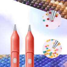 Load image into Gallery viewer, Automatic Diamond Art Pen Portable Electric Dot Pen for Beginners (Red)