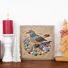 Load image into Gallery viewer, Abstract Pebble Bird 30*30CM(Canvas) Partial Special Shaped Drill Diamond Painting