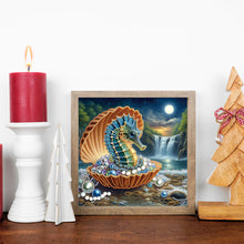 Load image into Gallery viewer, Jewel Seahorse 30*30CM(Canvas) Partial Special Shaped Drill Diamond Painting
