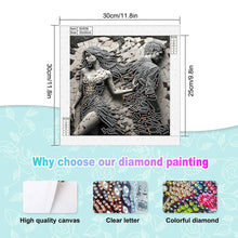 Load image into Gallery viewer, Abstract Art Woman 30*30CM(Canvas) Partial Special Shaped Drill Diamond Painting