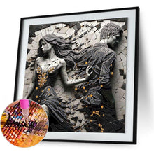 Load image into Gallery viewer, Abstract Art Woman 30*30CM(Canvas) Partial Special Shaped Drill Diamond Painting