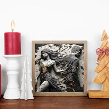 Load image into Gallery viewer, Abstract Art Woman 30*30CM(Canvas) Partial Special Shaped Drill Diamond Painting