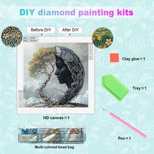 Load image into Gallery viewer, Abstract Art Woman 30*30CM(Canvas) Partial Special Shaped Drill Diamond Painting