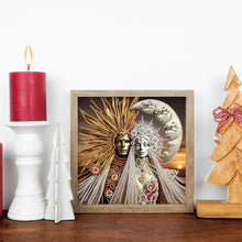 Load image into Gallery viewer, Abstract Art Sun And Moon Goddess 30*30CM(Canvas) Partial Special Shaped Drill Diamond Painting