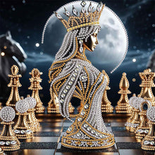 Load image into Gallery viewer, Abstract Chess Goddess 30*30CM(Canvas) Partial Special Shaped Drill Diamond Painting