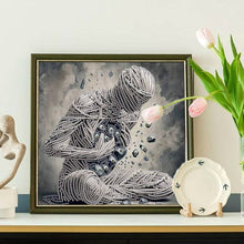 Load image into Gallery viewer, Abstract Art Portrait 30*30CM(Canvas) Partial Special Shaped Drill Diamond Painting