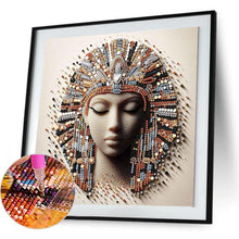 Load image into Gallery viewer, Abstract Egyptian Portrait 30*30CM(Canvas) Partial Special Shaped Drill Diamond Painting