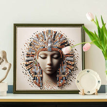 Load image into Gallery viewer, Abstract Egyptian Portrait 30*30CM(Canvas) Partial Special Shaped Drill Diamond Painting