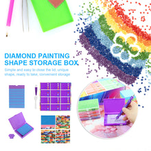 Load image into Gallery viewer, Diamond Art Trays Kits 5D DIY Diamond Painting Tray for Adults (48pcs Purple)