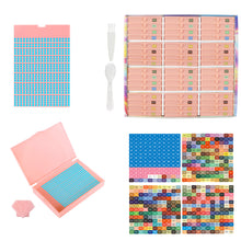 Load image into Gallery viewer, Diamond Art Trays Kits 5D DIY Diamond Painting Tray for Adults (48pcs Pink)
