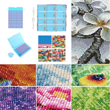 Load image into Gallery viewer, Diamond Art Trays Kits 5D DIY Diamond Painting Tray for Adults (48pcs Blue)