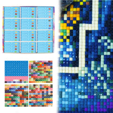 Load image into Gallery viewer, Diamond Art Trays Kits 5D DIY Diamond Painting Tray for Adults (48pcs Blue)