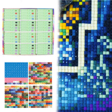 Load image into Gallery viewer, Diamond Art Trays Kits 5D DIY Diamond Painting Tray for Adults (48pcs Green)