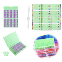 Load image into Gallery viewer, Diamond Art Trays Kits 5D DIY Diamond Painting Tray for Adults (48pcs Green)