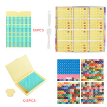 Load image into Gallery viewer, Diamond Art Trays Kits 5D DIY Diamond Painting Tray for Adults (48pcs Yellow)