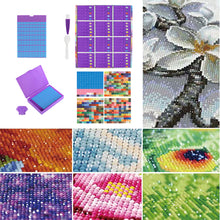 Load image into Gallery viewer, Diamond Art Trays Kits 5D DIY Diamond Painting Tray for Adults (60pcs Purple)