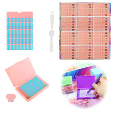 Load image into Gallery viewer, Diamond Art Trays Kits 5D DIY Diamond Painting Tray for Adults (60pcs Pink)