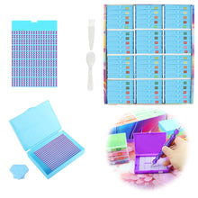 Load image into Gallery viewer, Diamond Art Trays Kits 5D DIY Diamond Painting Tray for Adults (60pcs Blue)