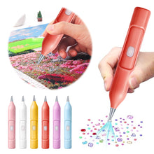 Load image into Gallery viewer, Electric Diamond Painting Pen No Wax Needed Vacuum Diamond Art Pen (Red)