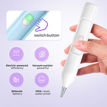 Load image into Gallery viewer, Electric Diamond Painting Pen No Wax Needed Vacuum Diamond Art Pen (White)