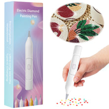 Load image into Gallery viewer, Electric Diamond Painting Pen No Wax Needed Vacuum Diamond Art Pen (White)