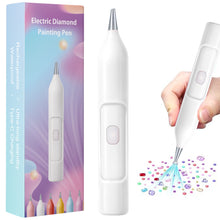 Load image into Gallery viewer, Electric Diamond Painting Pen No Wax Needed Vacuum Diamond Art Pen (White)