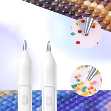 Load image into Gallery viewer, Electric Diamond Painting Pen No Wax Needed Vacuum Diamond Art Pen (White)