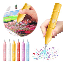 Load image into Gallery viewer, Electric Diamond Painting Pen No Wax Needed Vacuum Diamond Art Pen (Yellow)