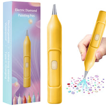 Load image into Gallery viewer, Electric Diamond Painting Pen No Wax Needed Vacuum Diamond Art Pen (Yellow)