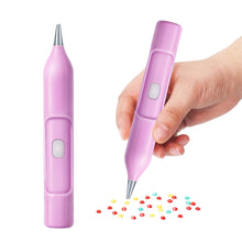 Load image into Gallery viewer, Electric Diamond Painting Pen No Wax Needed Vacuum Diamond Art Pen (Purple)