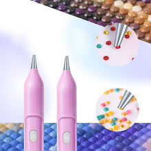 Load image into Gallery viewer, Electric Diamond Painting Pen No Wax Needed Vacuum Diamond Art Pen (Purple)