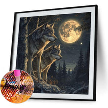 Load image into Gallery viewer, Wolf 40*40CM(Canvas) Full Round Drill Diamond Painting