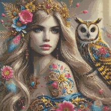 Load image into Gallery viewer, Beauty And Animals 40*40CM(Canvas) Full Round Drill Diamond Painting