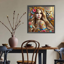 Load image into Gallery viewer, Beauty And Animals 40*40CM(Canvas) Full Round Drill Diamond Painting