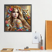 Load image into Gallery viewer, Beauty And Animals 40*40CM(Canvas) Full Round Drill Diamond Painting