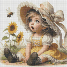 Load image into Gallery viewer, Cute Child 40*40CM(Canvas) Full Round Drill Diamond Painting