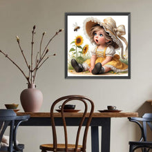 Load image into Gallery viewer, Cute Child 40*40CM(Canvas) Full Round Drill Diamond Painting