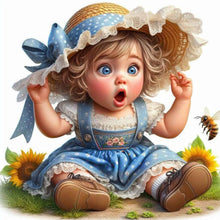 Load image into Gallery viewer, Cute Child 40*40CM(Canvas) Full Round Drill Diamond Painting