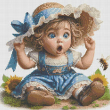 Load image into Gallery viewer, Cute Child 40*40CM(Canvas) Full Round Drill Diamond Painting