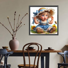 Load image into Gallery viewer, Cute Child 40*40CM(Canvas) Full Round Drill Diamond Painting