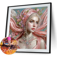 Load image into Gallery viewer, Noblewoman Beauty 30*30CM(Canvas) Partial Special Shaped Drill Diamond Painting