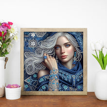 Load image into Gallery viewer, Noblewoman Beauty 30*30CM(Canvas) Partial Special Shaped Drill Diamond Painting