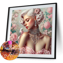Load image into Gallery viewer, Noblewoman Beauty 30*30CM(Canvas) Partial Special Shaped Drill Diamond Painting